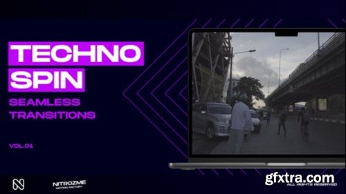 Videohive Techno Spin Transitions Vol. 01 48826168