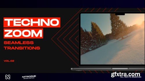 Videohive Techno Zoom Transitions Vol. 02 48826757