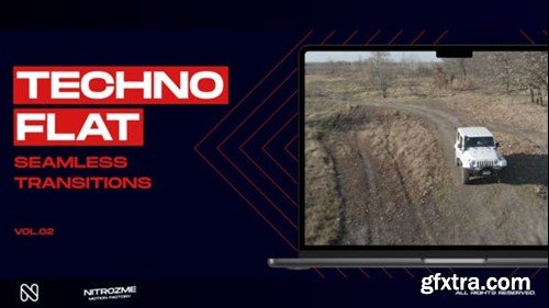 Videohive Techno Flat Transitions Vol. 02 48826144