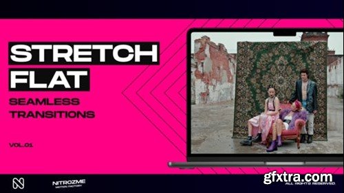 Videohive Stretch Flat Transitions Vol. 01 48826087