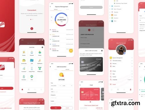 FastMobile - Banking app UI kit Ui8.net