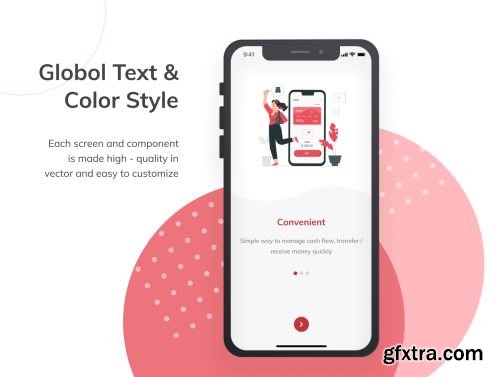 FastMobile - Banking app UI kit Ui8.net