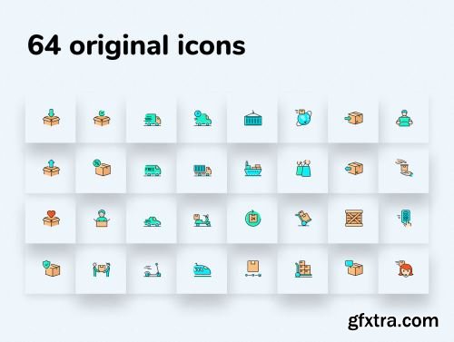 Fast Delivery Icons Pack Ui8.net