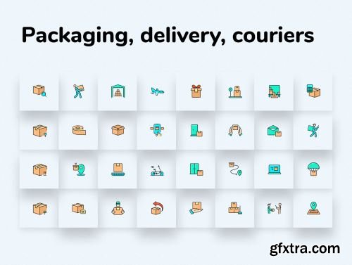 Fast Delivery Icons Pack Ui8.net