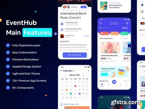 EventHub UI Kit Ui8.net