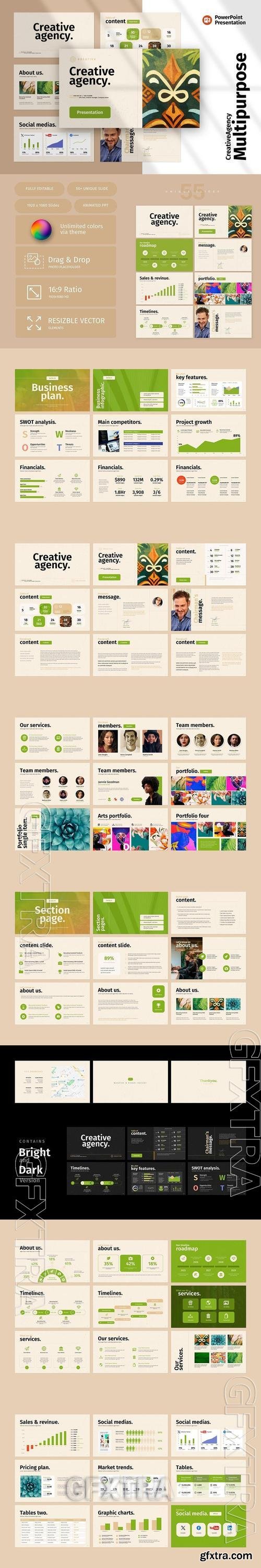 Multipurpose Business PowerPoint CL3QTVX