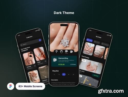 Filllo Jewellery Shop App UI Kit Ui8.net