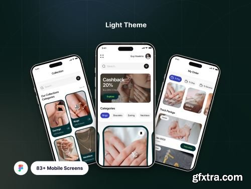 Filllo Jewellery Shop App UI Kit Ui8.net