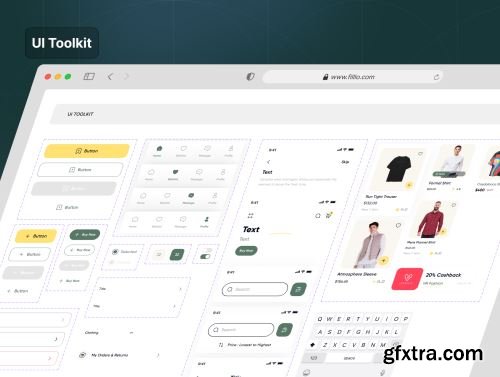 Filllo E-commerce App UI Kit Ui8.net