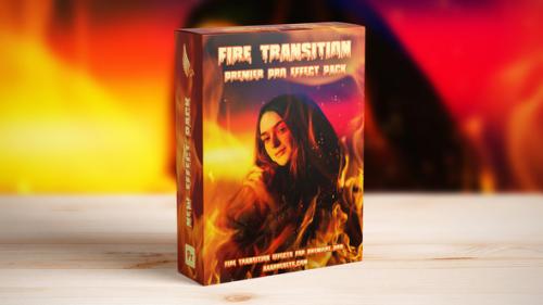 Videohive - Fire Transition Effect For Premiere Pro - 48660965 - 48660965