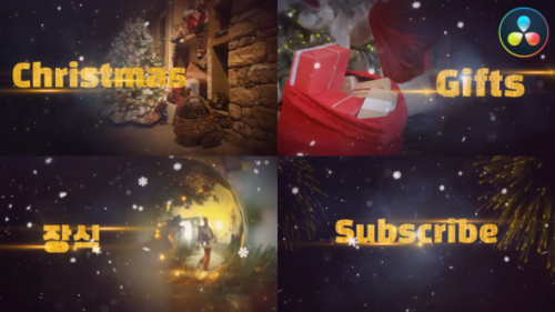 Videohive - Christmas Greetings for DaVinci Resolve - 48661665 - 48661665