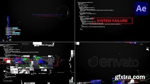 Videohive System Glitches for After Effects 48812649