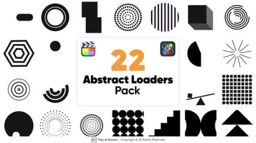 Videohive - Abstract Loaders Pack For Final Cut Pro X - 48663506 - 48663506