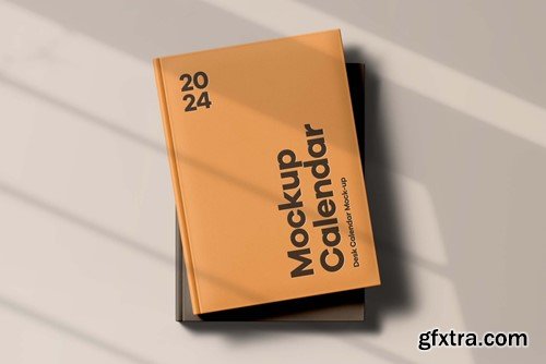 Calendar Book Cover Mock-up N53T2DZ