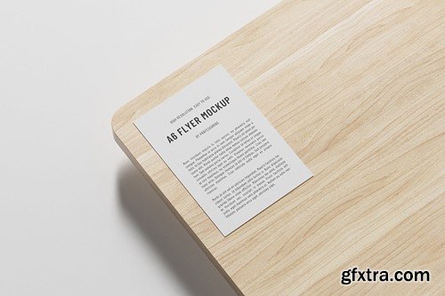 A6 Portrait Flyer Mockup Set MGX7YBY