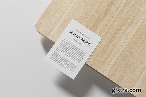 A6 Portrait Flyer Mockup Set MGX7YBY