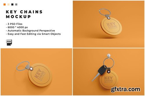 Key Chains Mockup D2CKZAR