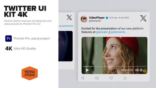 Videohive - Twitter Tweets Animated Interface Kit 4K - 48671629 - 48671629