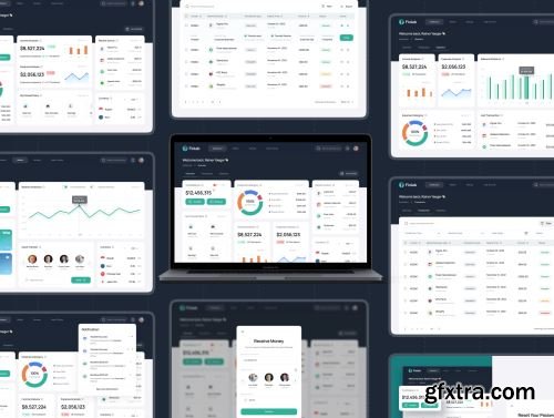 Finlab - Finance Dashboard UI Kit Ui8.net