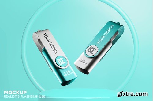 Flash Disk USB Mockup MTUTE2Y