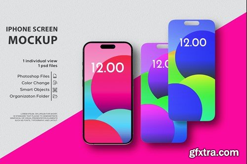 Iphone Screen Mockup 5FXLFGB