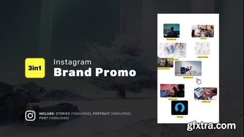 Videohive Brand Promo - Instagram Stories, Portrait, Square 48833929