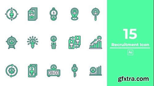 Videohive Recruitment Icon After Effect 48839617