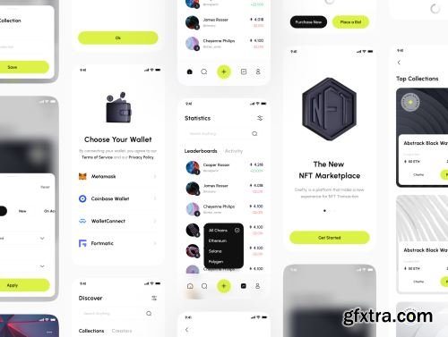 Enefty - NFT Mobile Apps UI Kit Ui8.net