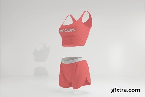 Female sport outfit mockups PRHJARY