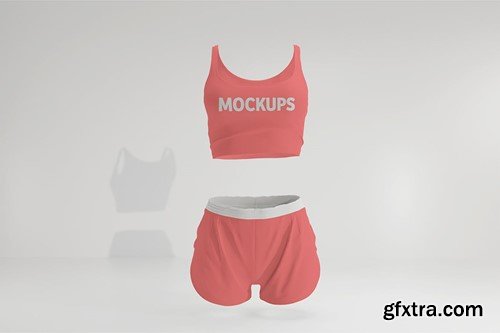 Female sport outfit mockups PRHJARY