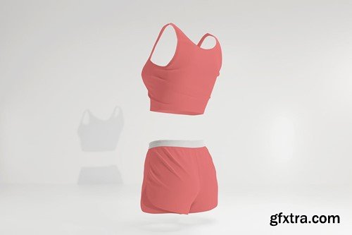 Female sport outfit mockups PRHJARY