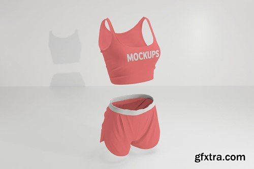 Female sport outfit mockups PRHJARY