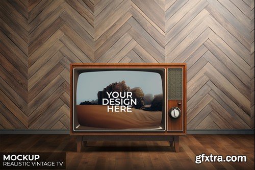 Vintage TV Mockup FCNSNZR