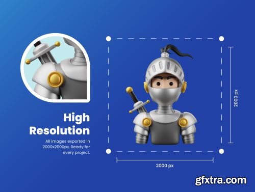 30 3D Avatar and Character Icon Set Vol 1 Ui8.net