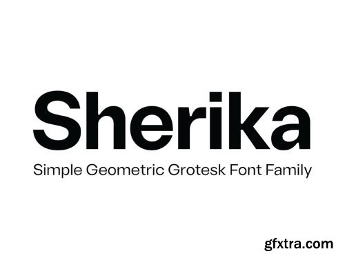 Sherika Font Family Ui8.net