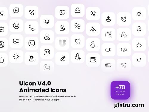 Uicon V4.0 / Animated Icons Ui8.net