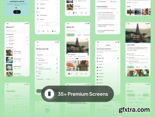 TRIPERZ - AI Trip Planner App UI Kit Ui8.net