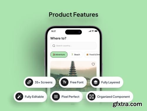 TRIPERZ - AI Trip Planner App UI Kit Ui8.net