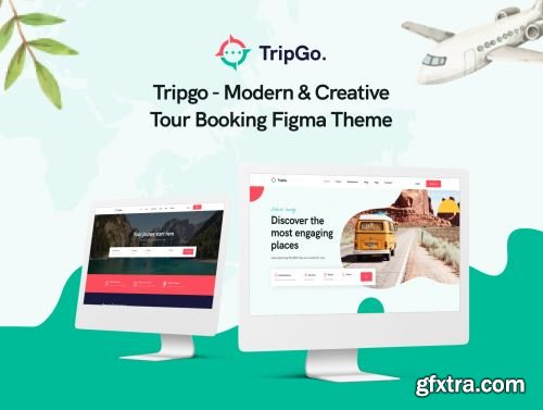 Tripgo - Modern & Creative Tour Booking Figma Theme Ui8.net