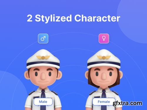 Avatarions - 3D Avatar Profession Ui8.net