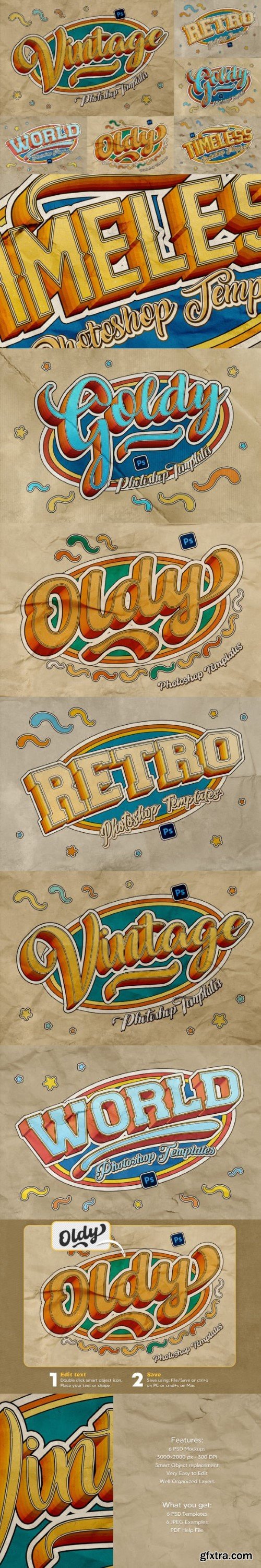 Retro Text Effects