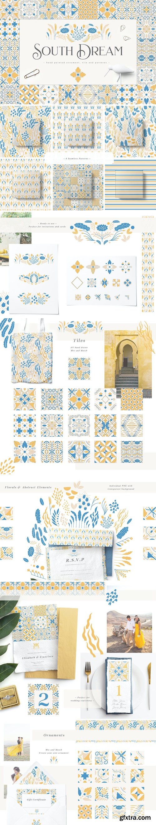 South Dream Collection Tiles Ornament Patterns EEVLDZZ