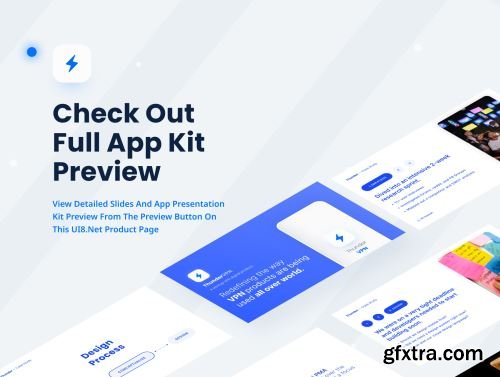 Thunder - A Premium Pitch Deck Presentation Kit for VPN Mobile Apps Ui8.net