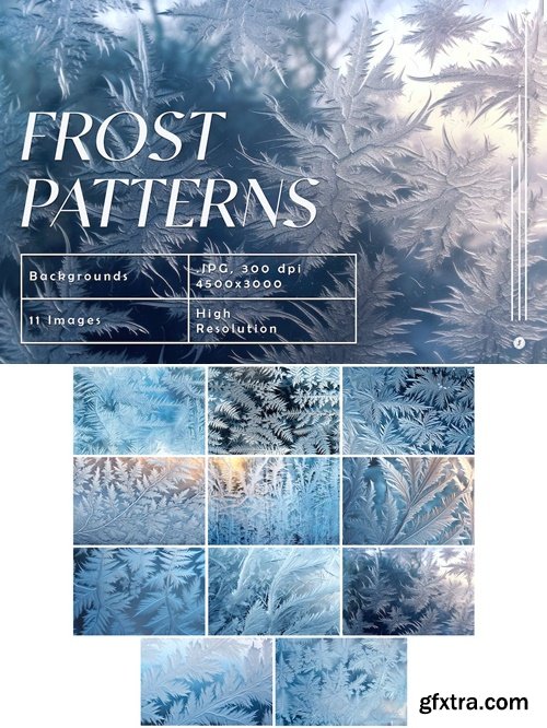 Frost Pattern Backgrounds UTG379E