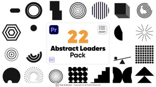 Videohive - Abstract Loaders Pack For Premiere Pro - 48676434 - 48676434