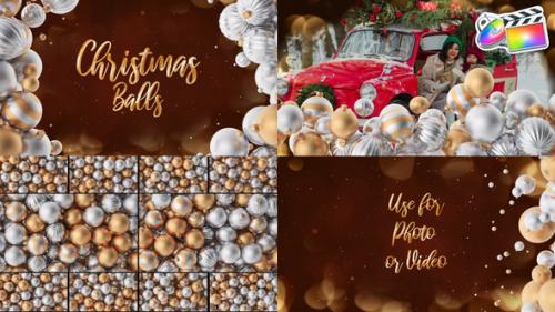 Videohive - Christmas Balls Opener And Transitions for FCPX - 48683648 - 48683648