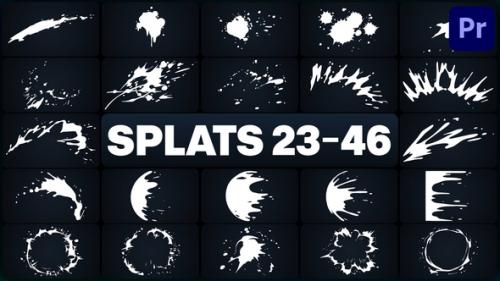 Videohive - Splats Elements for Premiere Pro - 48684159 - 48684159