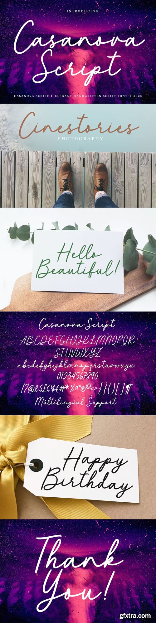 Casanova Script Handwritten Font