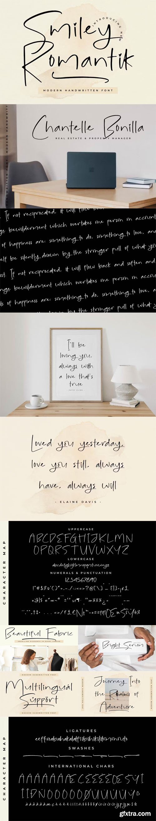 Smiley Romantik Handwritten Font