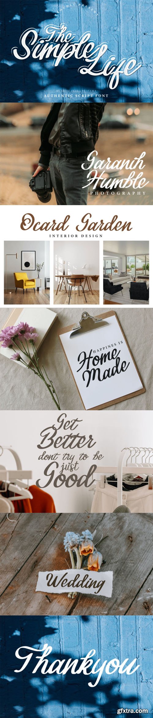 The Simple Life Script Font